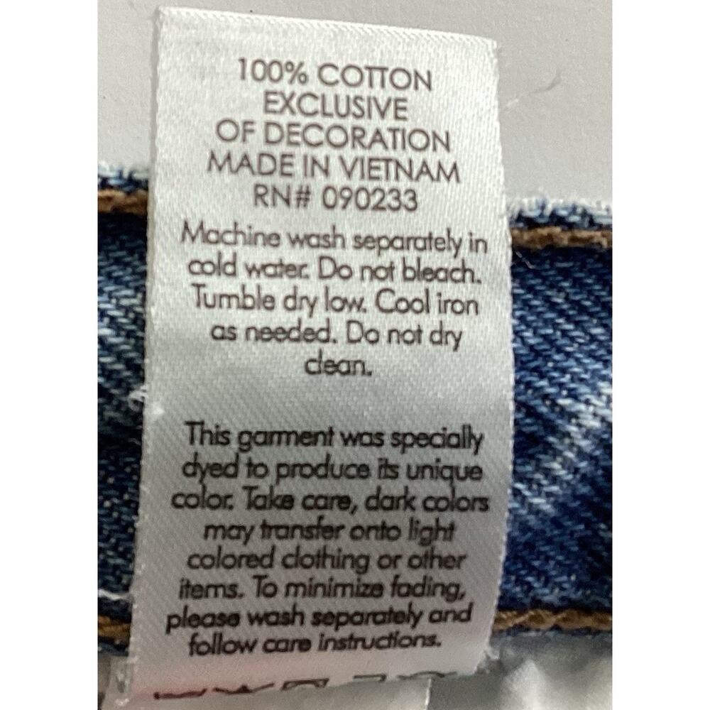 PacSun Blue Jeans with Multicolor Floral Embroidery - Picture 5 of 12